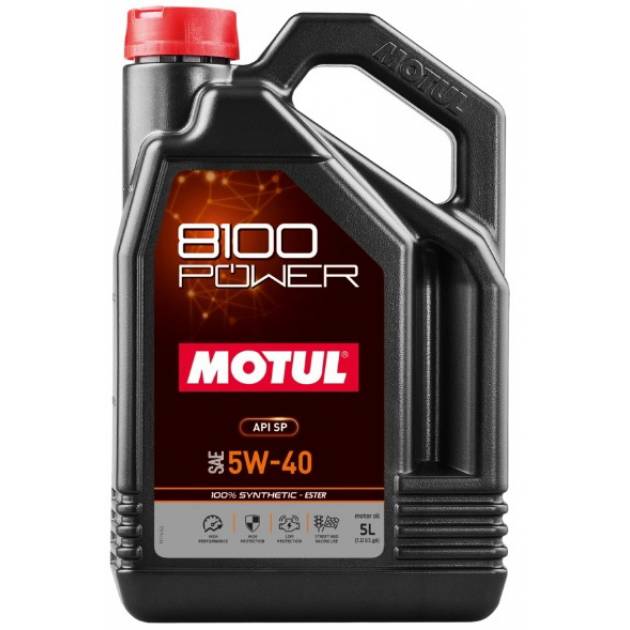 Моторное масло Motul 8100 Power 5W40 SP